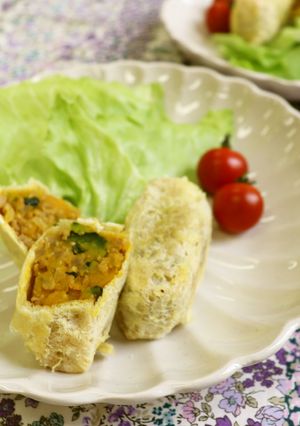 まるでコロッケ！かぼちゃの包み焼き-レシピのメイン写真