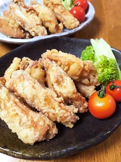 鶏スペアリブの竜田揚げ(手羽中唐揚げ)-レシピのメイン写真