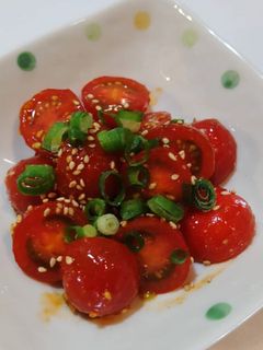 簡単!めちゃうま♪トマトの旨辛ナムル♪-レシピのメイン写真