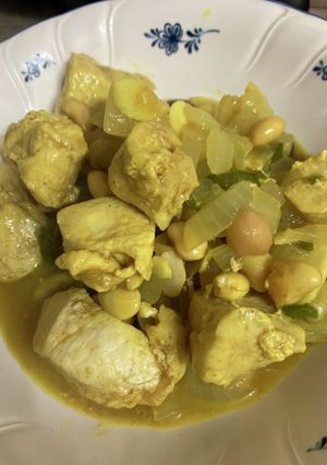 鶏肉とサラダ豆のカレー煮-レシピのメイン写真