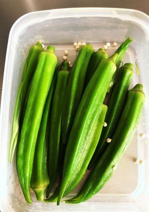 簡単 味付き 茹でオクラ-レシピのメイン写真