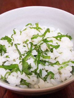 青じそとごま油のセルフ混ぜご飯-レシピのメイン写真