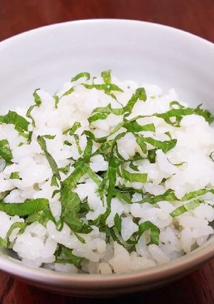 青じそとごま油のセルフ混ぜご飯-レシピのメイン写真
