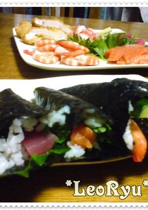 我家の☆手巻き寿司☆-レシピのメイン写真