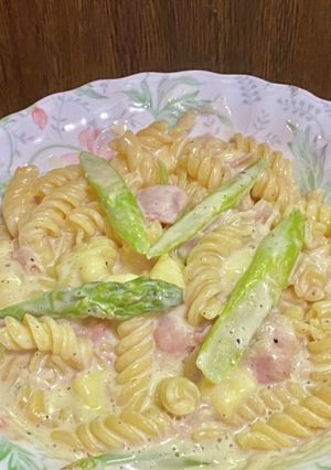 超簡単・鍋一つで濃厚クリームパスタ-レシピのメイン写真