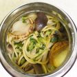 ごま油と柚子胡椒の共演!パスタ