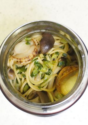 ごま油と柚子胡椒の共演！パスタ-レシピのメイン写真