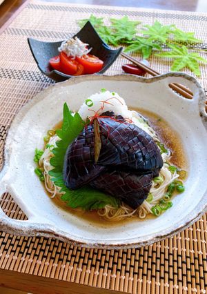 ランチに★なすおろしぶっかけそうめん-レシピのメイン写真