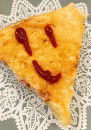 ジャガイモとベーコンの洋風お好み焼き-レシピのメイン写真