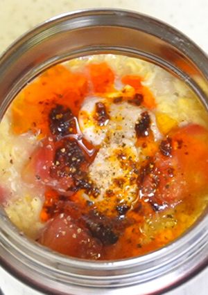 夏にこそおいしい！トマト酸辣湯-レシピのメイン写真