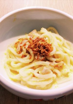 子ども向けコーンクリームうどん-レシピのメイン写真