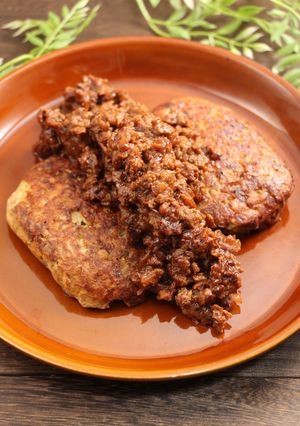 簡単！牛牛ハンバーグ-レシピのメイン写真