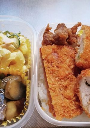 旦那弁当(8/2娘、熱中症離脱)-レシピのメイン写真