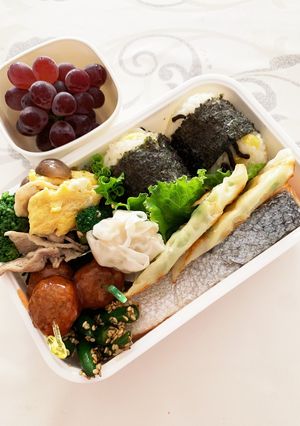 小5息子の塾弁2022.08.02-レシピのメイン写真