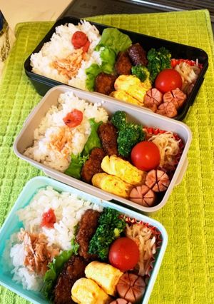 夏休みのお弁当　8/2-レシピのメイン写真
