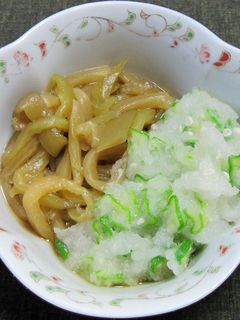 ナスのお浸し、オクラおろし添え-レシピのメイン写真
