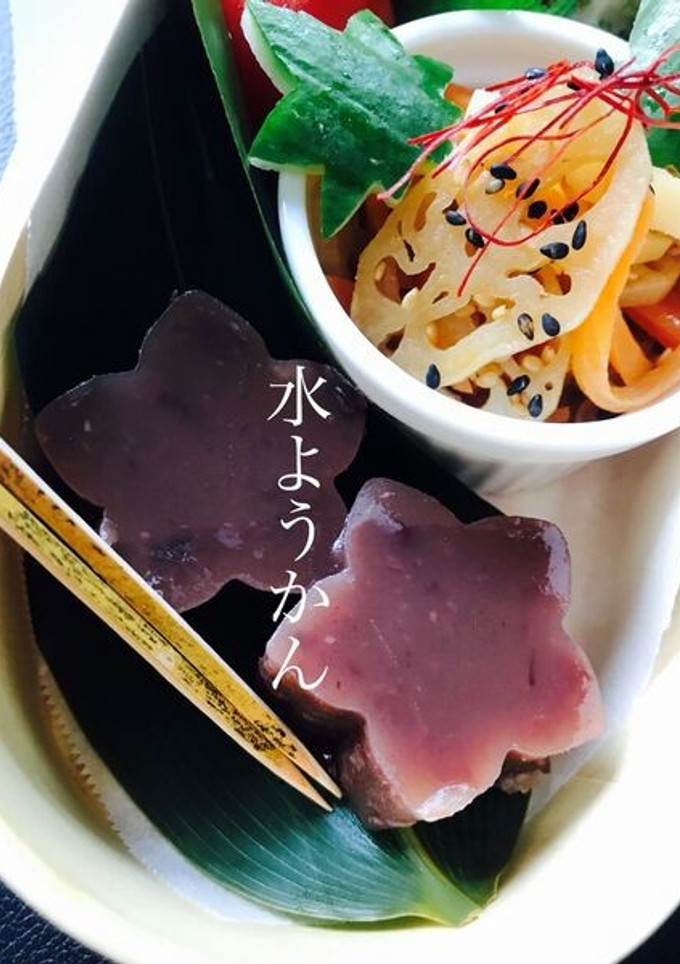 冷んやり簡単和菓子♬水ようかん-レシピのメイン写真
