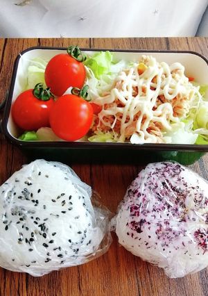手抜き＆時短の自分弁当☆おにぎり弁当2-レシピのメイン写真