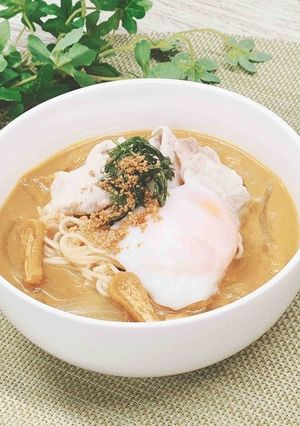 冷やしごまカレーそうめん-レシピのメイン写真