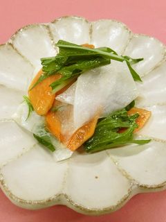 かぶと柿のなます風サラダ-レシピのメイン写真