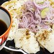 1日元気!七味と蒲鉾と紫玉ねぎそうめん