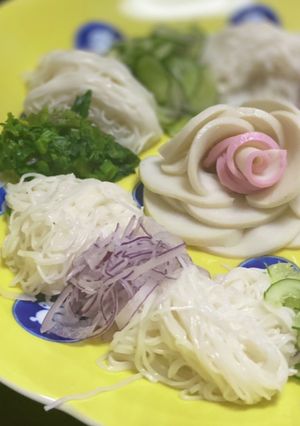 身体に良い目も楽しい夏バテ知らずそうめん-レシピのメイン写真