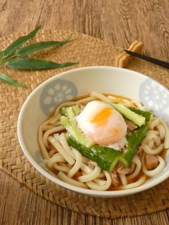 たたきキュウリとツナの冷やしうどん-レシピのメイン写真