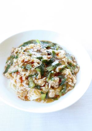 にんにくたっぷり！【スタミナあんかけ麺】-レシピのメイン写真