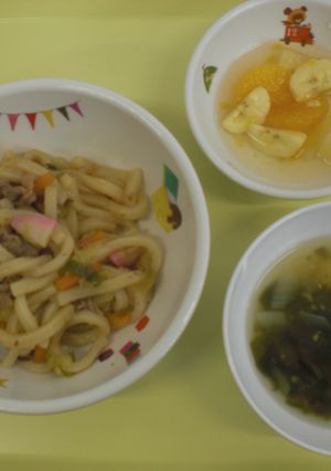 めばえ保育園　焼きうどん-レシピのメイン写真