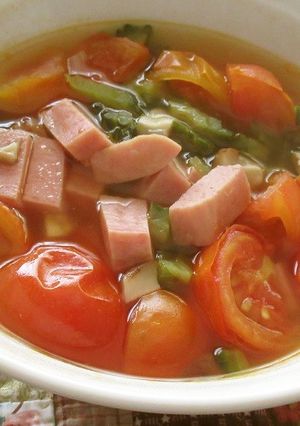 ちむどんどんゴーヤとスパム入りほっこり煮-レシピのメイン写真