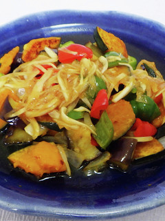 夏野菜ソテーの甘酢かけ-レシピのメイン写真