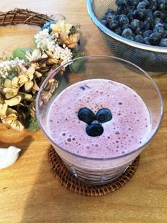 ブルーベリースムージー-レシピのメイン写真