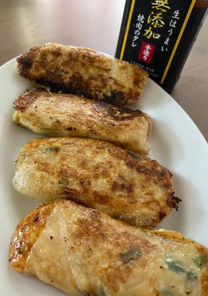 無添加焼肉の生だれでライスペーパー餃子-レシピのメイン写真