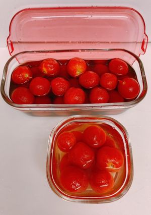 ♡ミニトマトの麺つゆ浸し♡-レシピのメイン写真