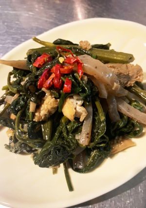 『空芯菜』の炒め料理〜常備菜としても〜-レシピのメイン写真