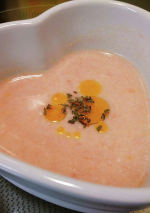 夏バテに効く！トマトの冷製スープ♪-レシピのメイン写真