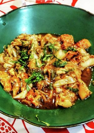 鰻と白茄子のトロトロ黑酢炒め-レシピのメイン写真