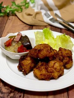 味噌マヨ唐揚げ-レシピのメイン写真