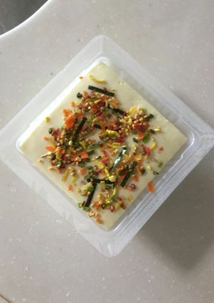 豆腐にふりかけかけてみた！-レシピのメイン写真