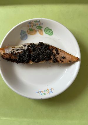 【保育園給食】さけのごまみそ焼き-レシピのメイン写真