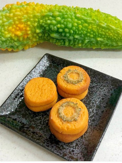ゴーヤの橙色クッキー&ゴーヤのアンゼリカ-レシピのメイン写真