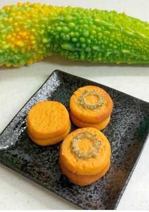 ゴーヤの橙色クッキー＆ゴーヤのアンゼリカ-レシピのメイン写真