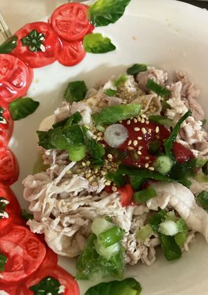 梅豚オガタ豆腐-レシピのメイン写真