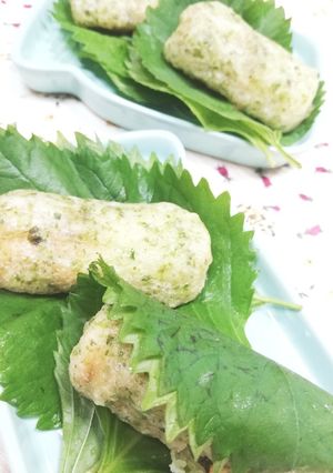 手軽に♪梅しそ巻き-レシピのメイン写真