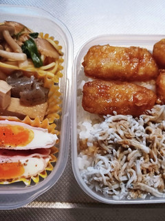 旦那弁当(8/3息子は買い弁)-レシピのメイン写真