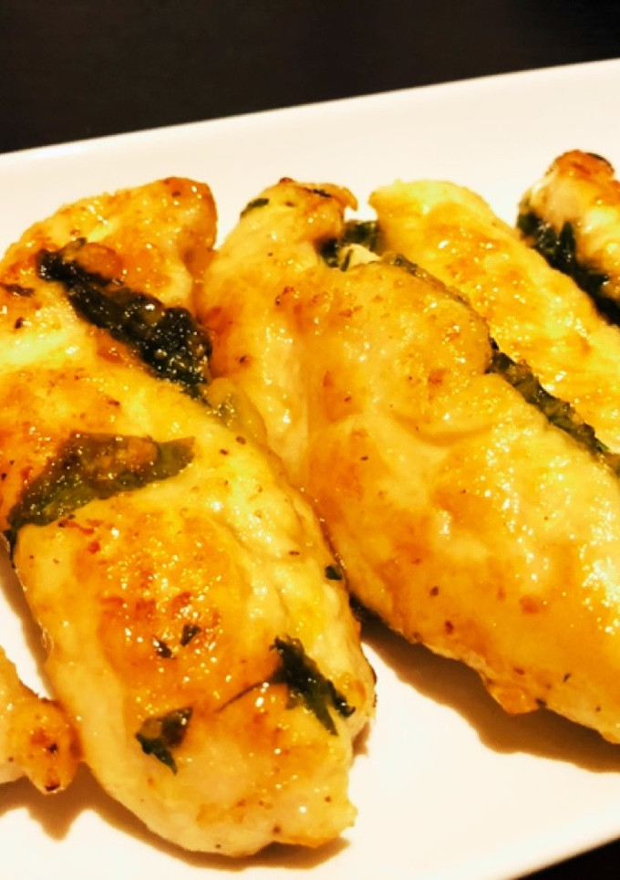 簡単！ささみの青しそ甘辛とろチーズ焼き-レシピのメイン写真
