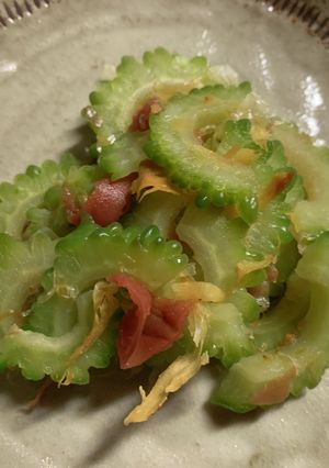 ゴーヤの梅肉あえ-レシピのメイン写真