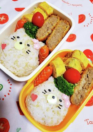 キャラ弁☆玄米で！すみっコねこ弁当☆-レシピのメイン写真