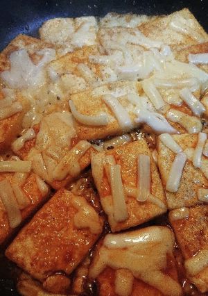 スキレットを使って～ヘルシー豆腐焼き-レシピのメイン写真