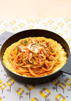 オムナポうどん-レシピのメイン写真